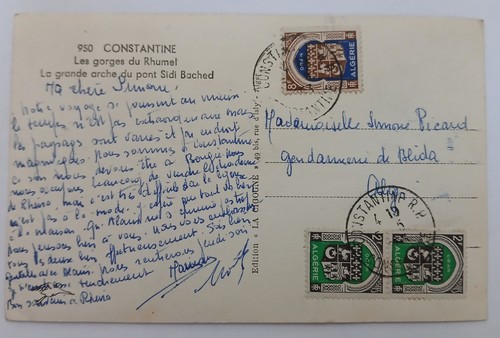 Carte postale algérie - postale,