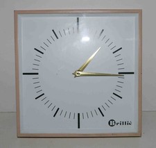 Pendule industrielle« Brillié » années 60's en métal