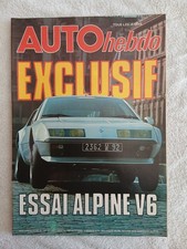 AUTO HEBDO N°34 21/10/1976