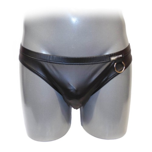 String slip cuir avec - cuir,