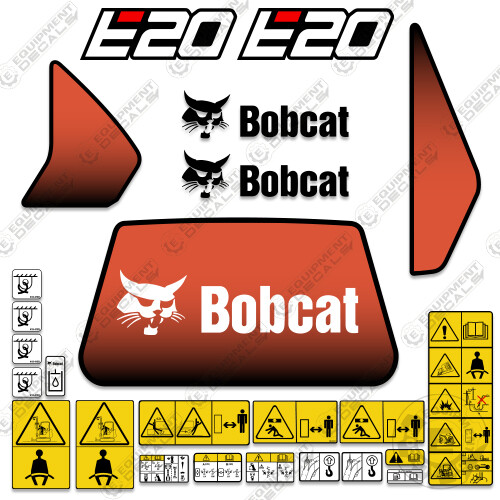 Fits bobcat e20 decal - kit, mini