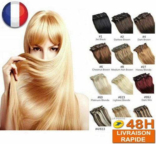 Extensions cheveux clips - extensions,