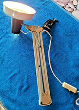 VINTAGE LAMPE A FIXATION ETAU INDUSTRIELLE/ BIJOUTIER/ARCHITECTE A DEUX BRAS