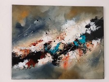 tableau abstrait coloré–