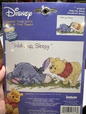Neuf Janlynn Point de Croix Kit Bourriquet Pooh' Réveil Dessus Sleepy' Gift Card