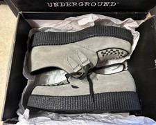 Underground Creepers Gris Suéde jamais porté taille UK7, 41