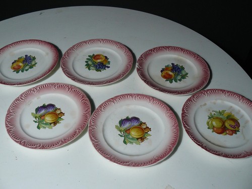 Magnifique lot 6 assiettes - ,