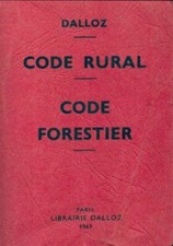 Code rural / Code forestier 1963 - Collectif - V253184