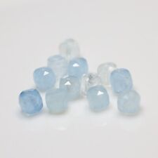 1 aigue-marine pierre précieuse naturelle 5/5mm N50 création bijoux