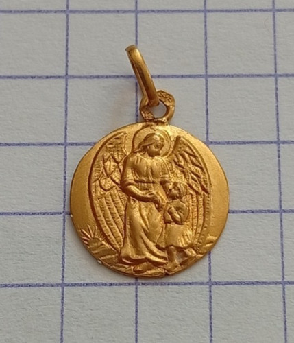 Pendentif médaille ange - médaille,