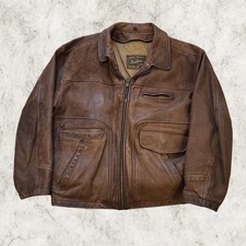 Blouson cuir vintage redskinks - cuir,