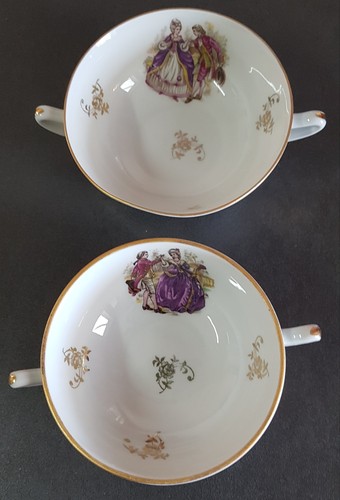 Limoges chadelaud lot tasses - limoges,
