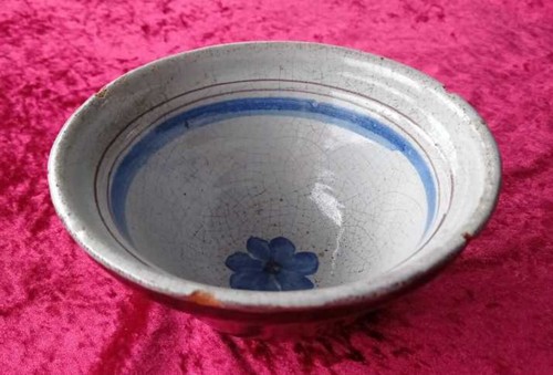 Ancien bol grès émaillé - grès,