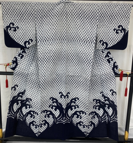 Kimono japonais vintage coton