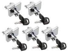 Lot de 5 verrous de placard en