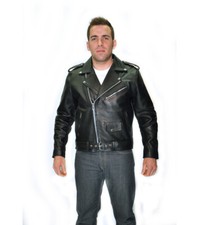 BLOUSON MOTO CUIR HOMME STYLE