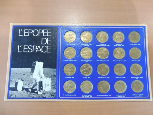 Lot jetons épopée espace - lot,
