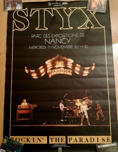 Affiche concert styx nancy - concert,