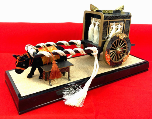 Poupée japonaise hina gyusha - japonaise,