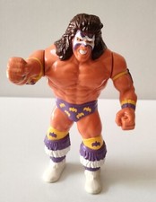 1991 WWF WWE Hasbro Ultimate Warrior Wrestling Figure Series 3 Purple