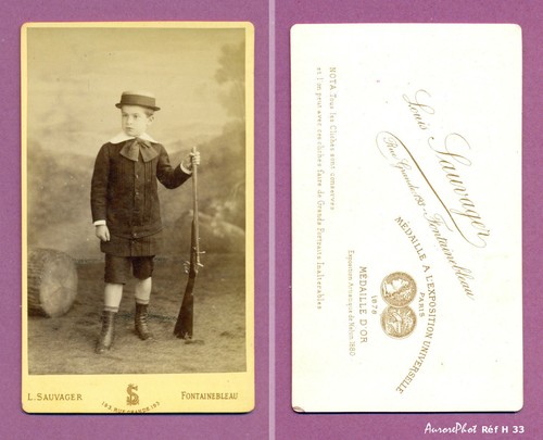 Cdv sauvager fontainebleau - cdv, à