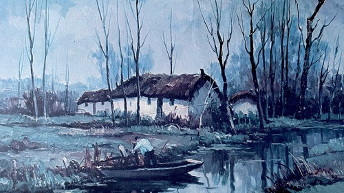 Aquarelle signée lucien - signée, chenu