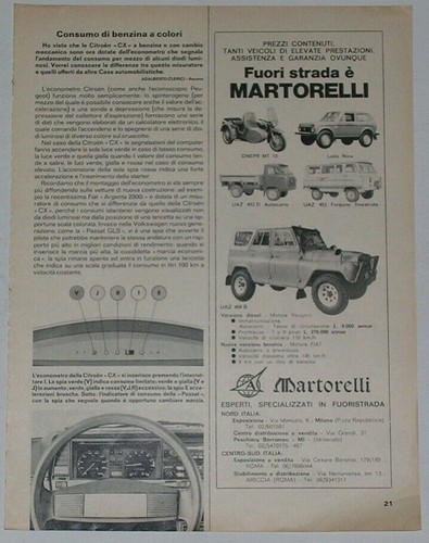 Advert pubblicità 1981 uaz - advert,