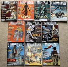 Revue L'IMMANQUABLE (magazine mensuel) - Lot 10 numéros (31 au 40, voir liste)