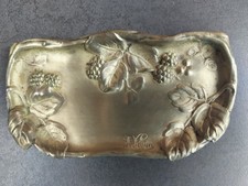 VIDE-POCHE  BRONZE DORE STYLE "ART NOUVEAU" SIGNE ANDRE VILLIEN