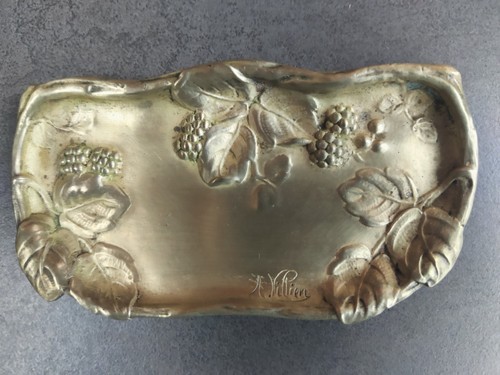 Vide poche bronze dore style - bronze,