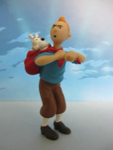Figurine tintin milou - figurine,