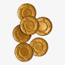 6 assiettes compartimentées