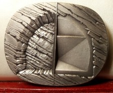 1980 rare 63mm MEDAILLE PLAQUE OVALE BRONZE par Michel tunnel Fréjus italie