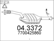CATALYSEUR RENAULT MEGANE I COACH 2.0 16V IDE