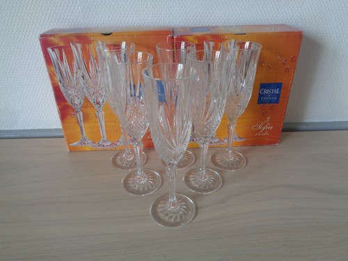 Flutes champagne cristal - 6,