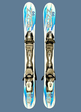 Buzz Atom Ice 99 Cm Skis Avec Fixation Mini Lames De Ski Snowblades 2024/25
