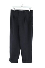 Pantalon droit en laine anthracite Margaux Lonnberg L