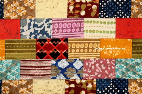 Main bloc imprimé patchwork - bloc,