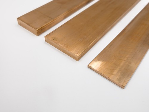 Barre plate cuivre cu99 - plate, cu99,9