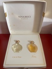 Coffret NINA RICCI 2 miniatures eau de toilette Air du temps et Nina
