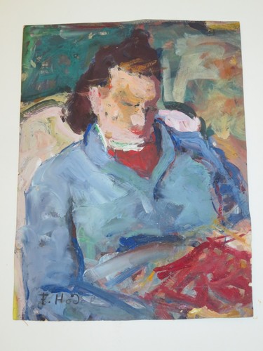 Ecole allemande peinture - allemande, xx