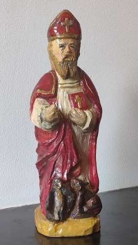 Statue saint ghislain mons - statue,