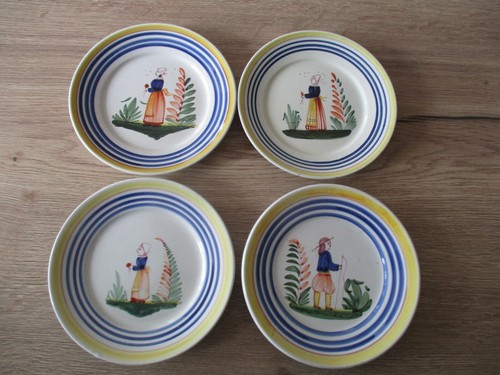 Assiettes anciennes hb - assiettes,