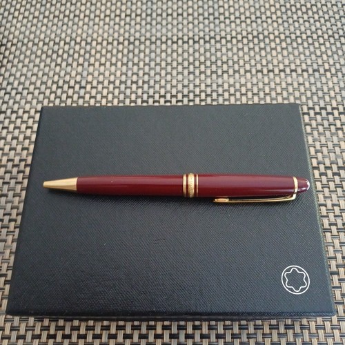 Stylo bille montblanc bordeaux - bille,