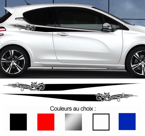 Bandes fleurs tribal - x,