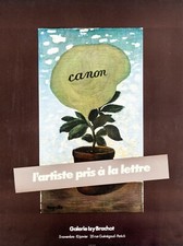 Affiche d'art - Old poster - MAGRITTE galerie Isy Brachot Circa Paris 1970