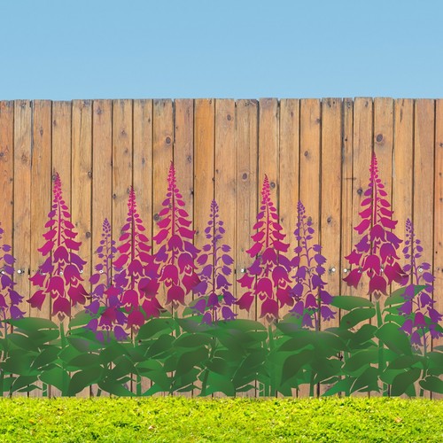Pochoir foxglove pochoirs - pochoir,
