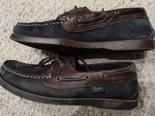 Paraboot dark navy leather - dark,