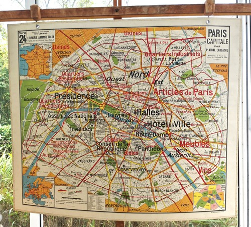 Ancienne carte scolaire - carte,