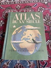 ATLAS DU XXe SIECLE, R. ET M. OZOUF, FERNAND NATHAN années 1950